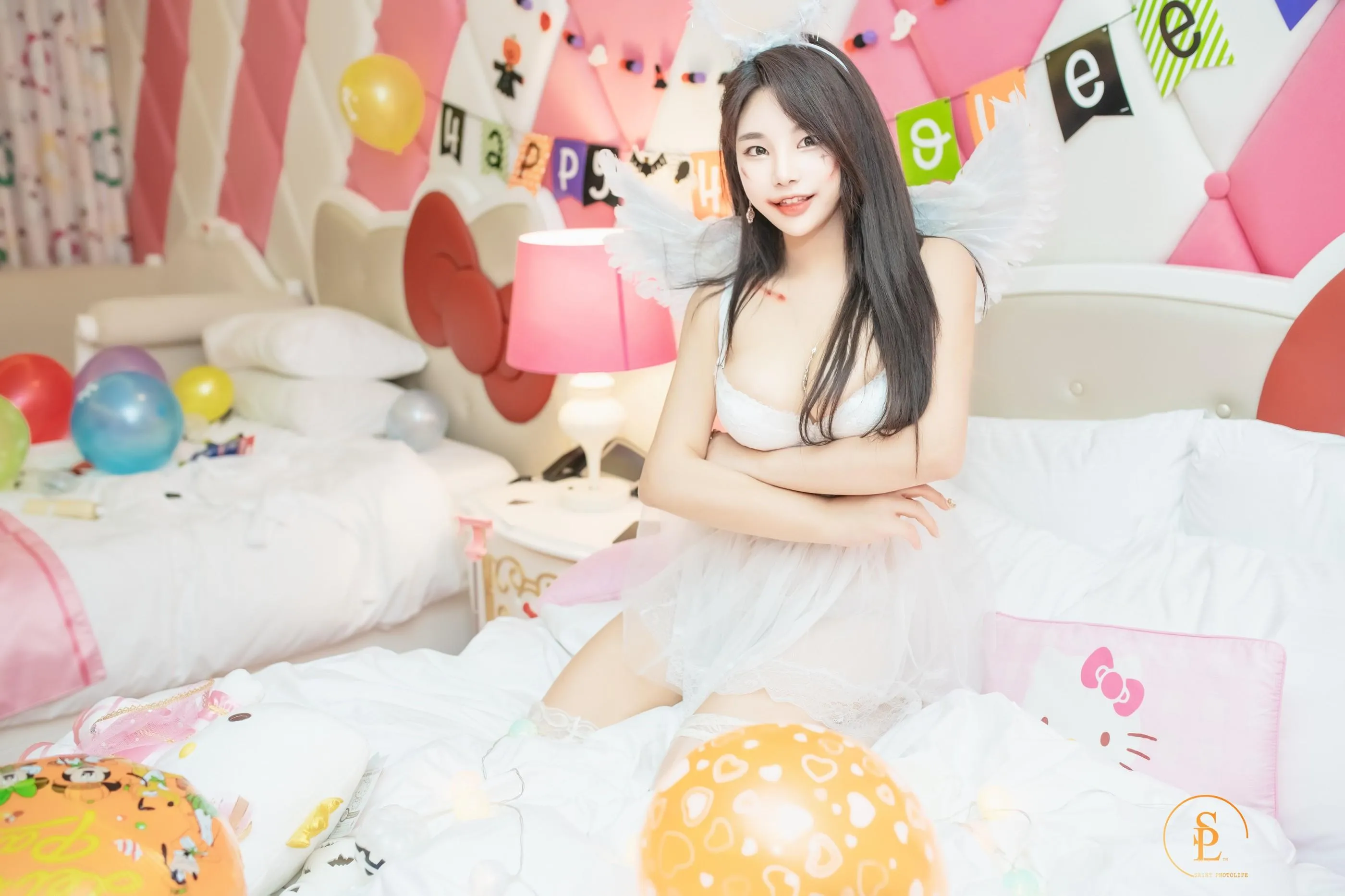 NO.040 SAINT Photolife – Zzyuri 쮸리 Vol.16 Pink Halloween [58P]插图2